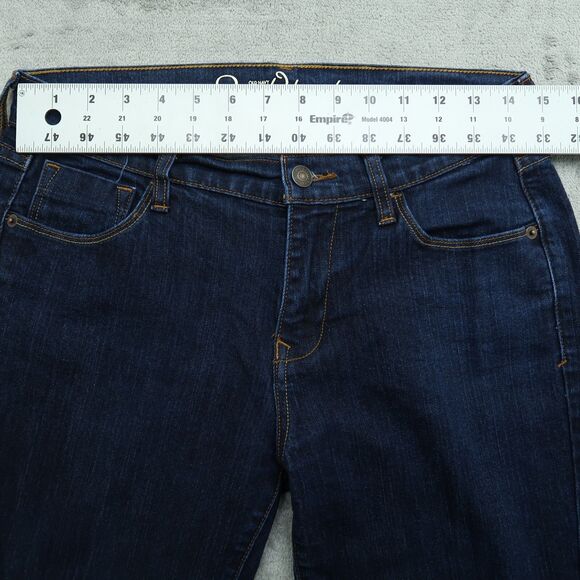 Old Navy Jeans Womens Size 6 Short Blue Mid-Rise Sweetheart Skinny 27.5" Inseam - Picture 2 of 13